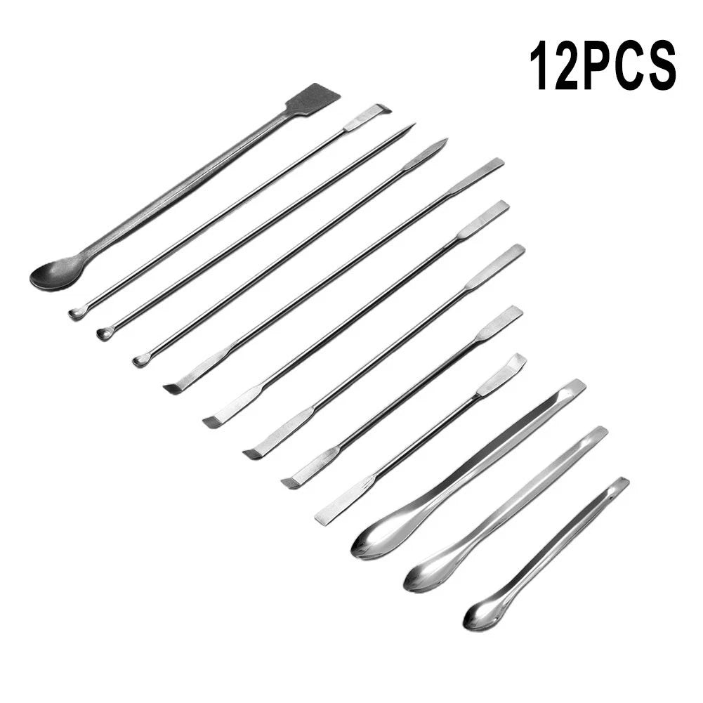 Laboratory Sampling Spoon for Lab Use (Silver)
