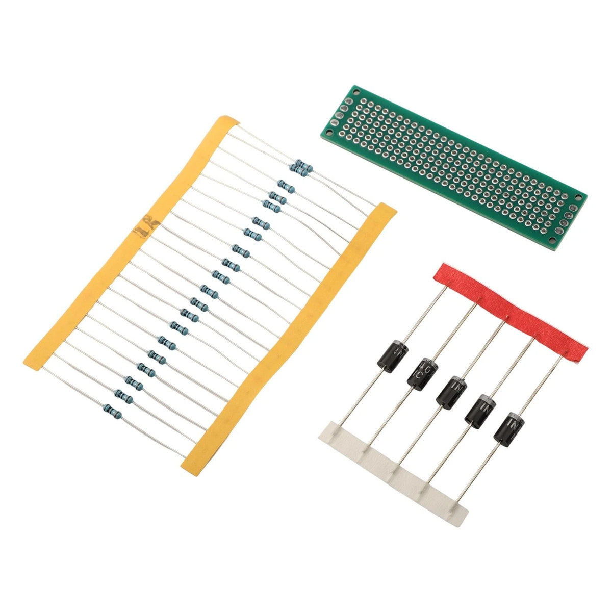2X Essential Monolithic Capacitor Resistors Kit for DIY Electronics (1818Pcs)