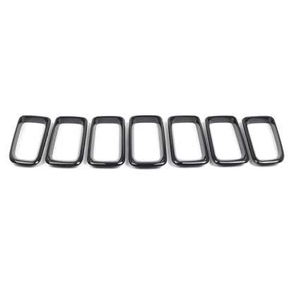 Grille Insert Cover Frame for Jeep Compass (2011–2017) Black