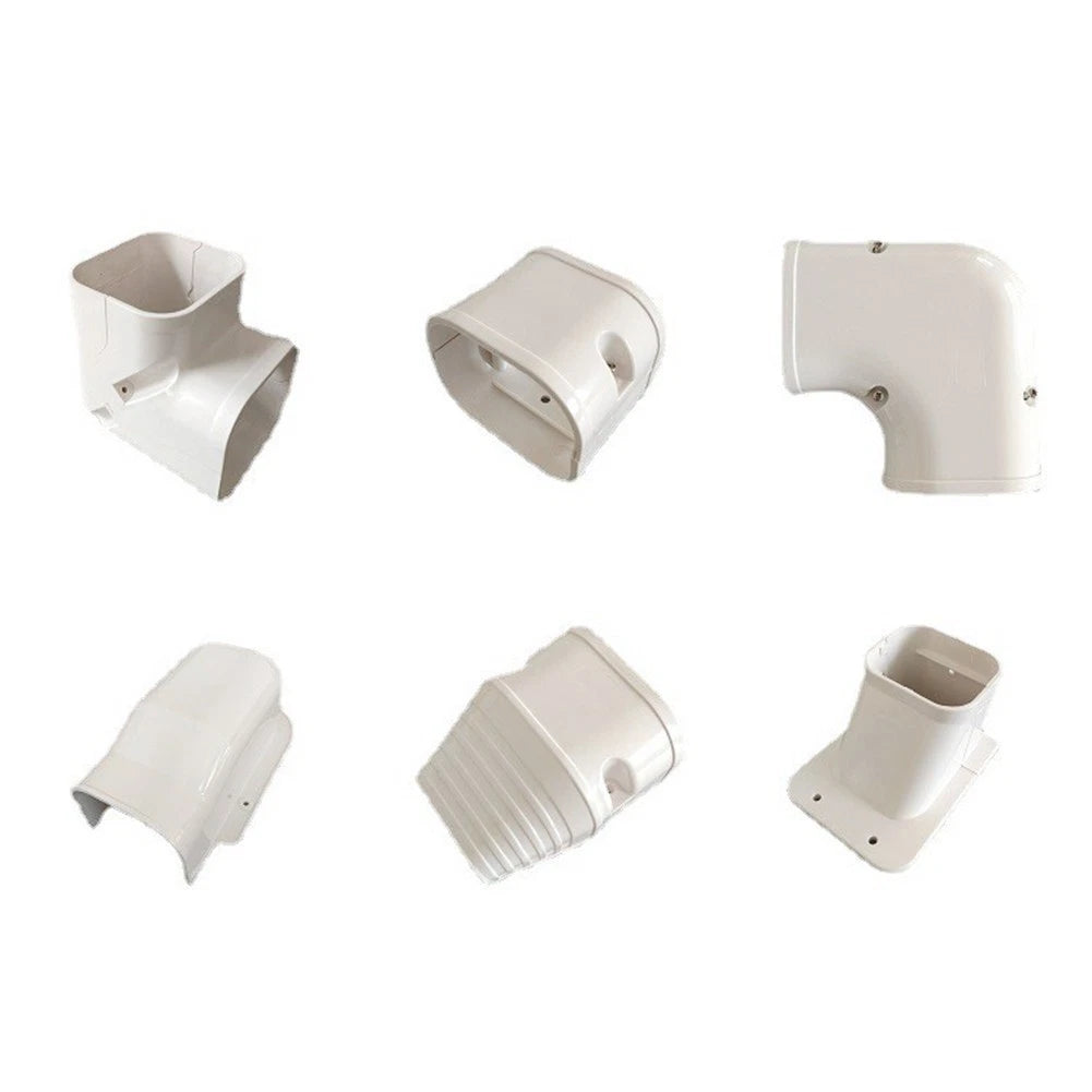 Indoor Cover End Cap for Wall Entry (Weather Resistant, White)