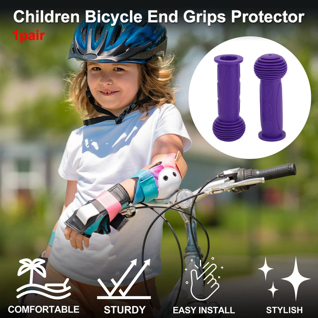 110mm Soft MTB Handlebar Grip Covers Protector for Child Bike (1 Pair)
