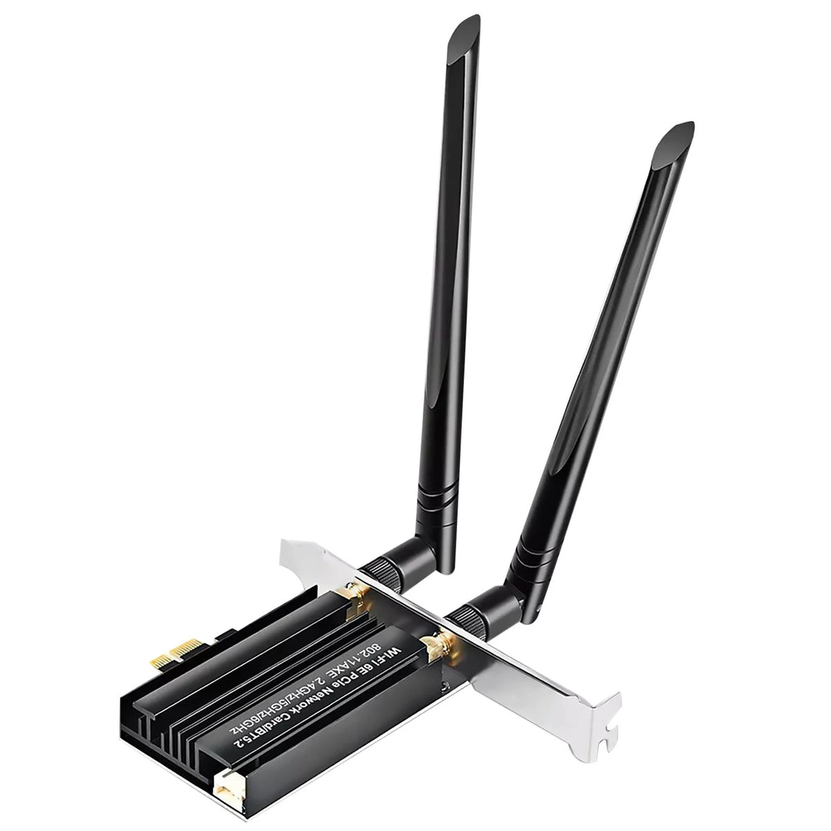 PCI-E WiFi Gaming Adapter for Desktop PC (Intel PCIe, Bluetooth 5.2)