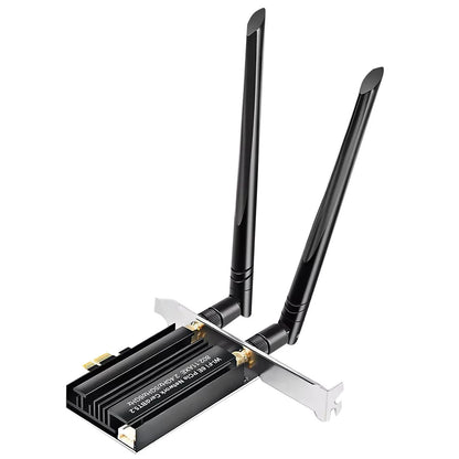 PCI-E WiFi Gaming Adapter for Desktop PC (Intel PCIe, Bluetooth 5.2)