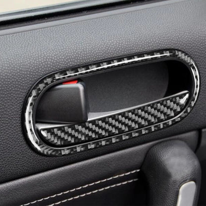 Carbon Fiber Interior Door Handle Cover Trim for Mazda MX-5 (2009–2015)