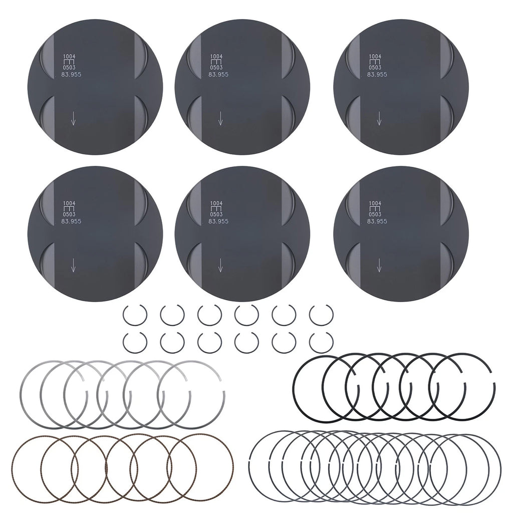 Piston Rings Set for BMW M54 B25 E46 E39 E60 E83 E85 2.5L (1997–2011) 11257509175