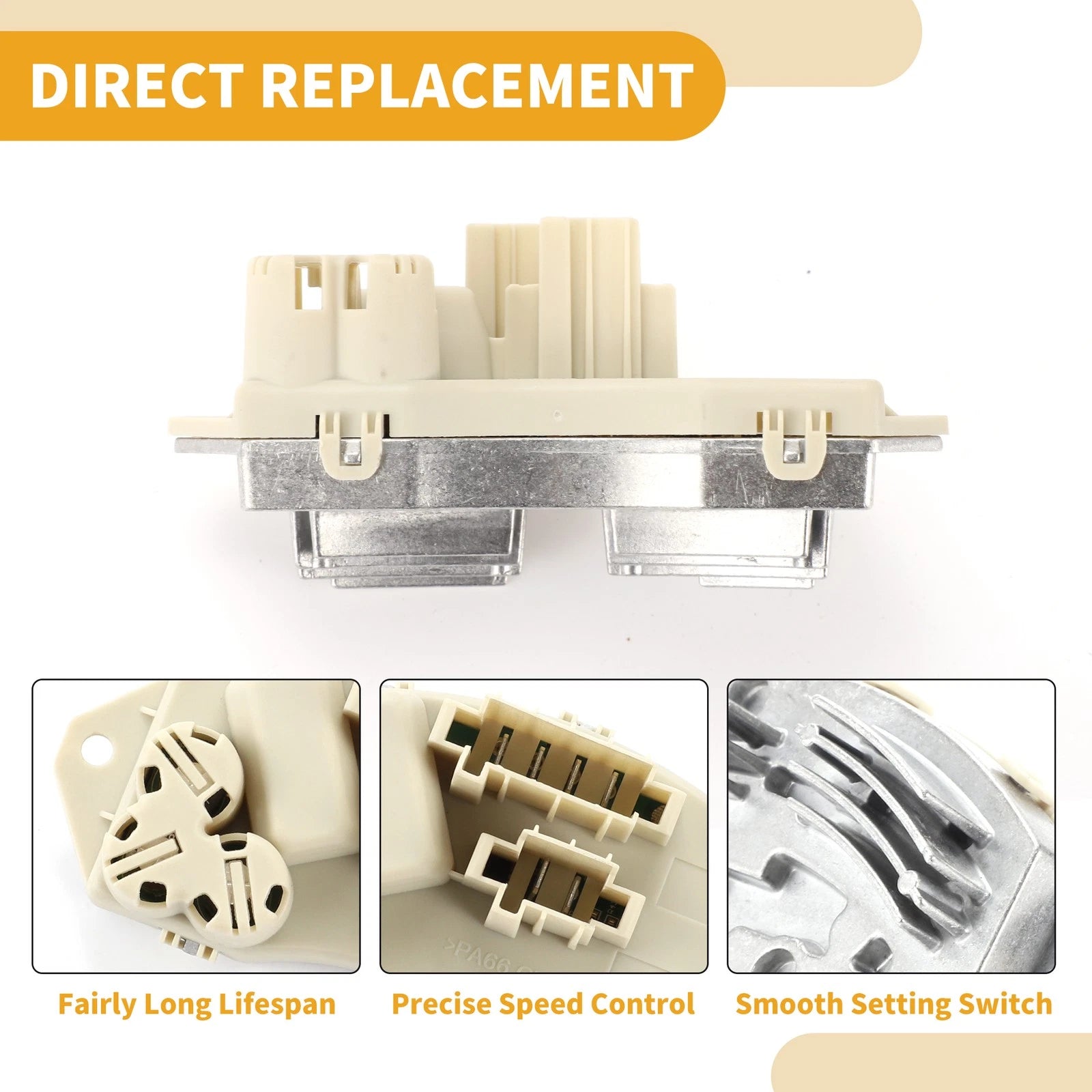 HVAC Blower Motor Resistor Replacement for BMW 1 Series M (2011–2011)