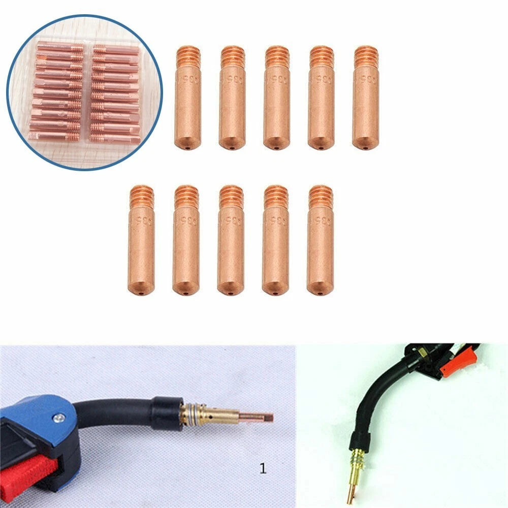 10pcs Mig Welding Contact Tips for Welder Flux Cored
