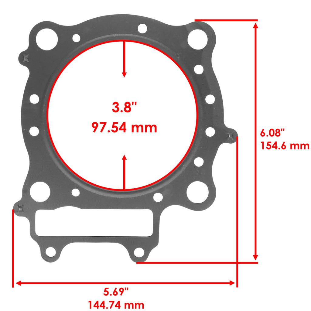 Cylinder Head Gasket Replacement for Honda CRF450X (2005–2017)