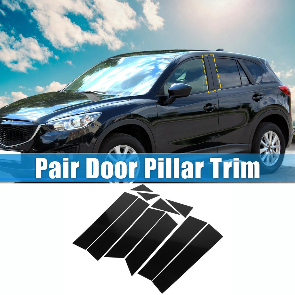 10 Pcs Windshield Pillar Trim Exterior Garnish for Mazda CX-5 (2017–2022)