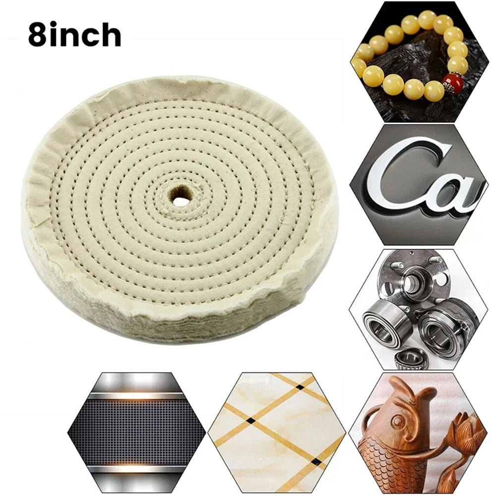 8 Inch Cloth Buffing Polishing Wheel Pad (50 Layer) for Grinder