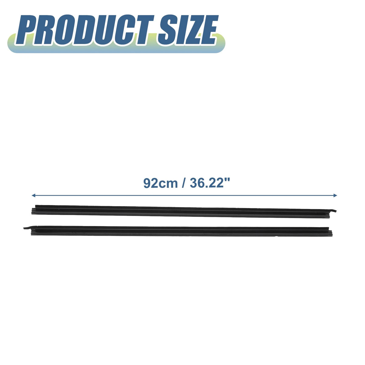 2X Window Glass Seals for Nissan D21 (1986–1997)