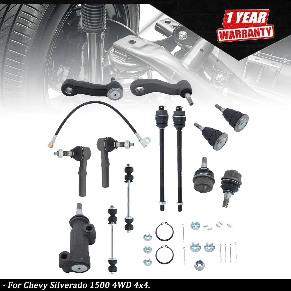 Front Suspension Kit for Chevy Silverado 1500 4WD (2007–2018)