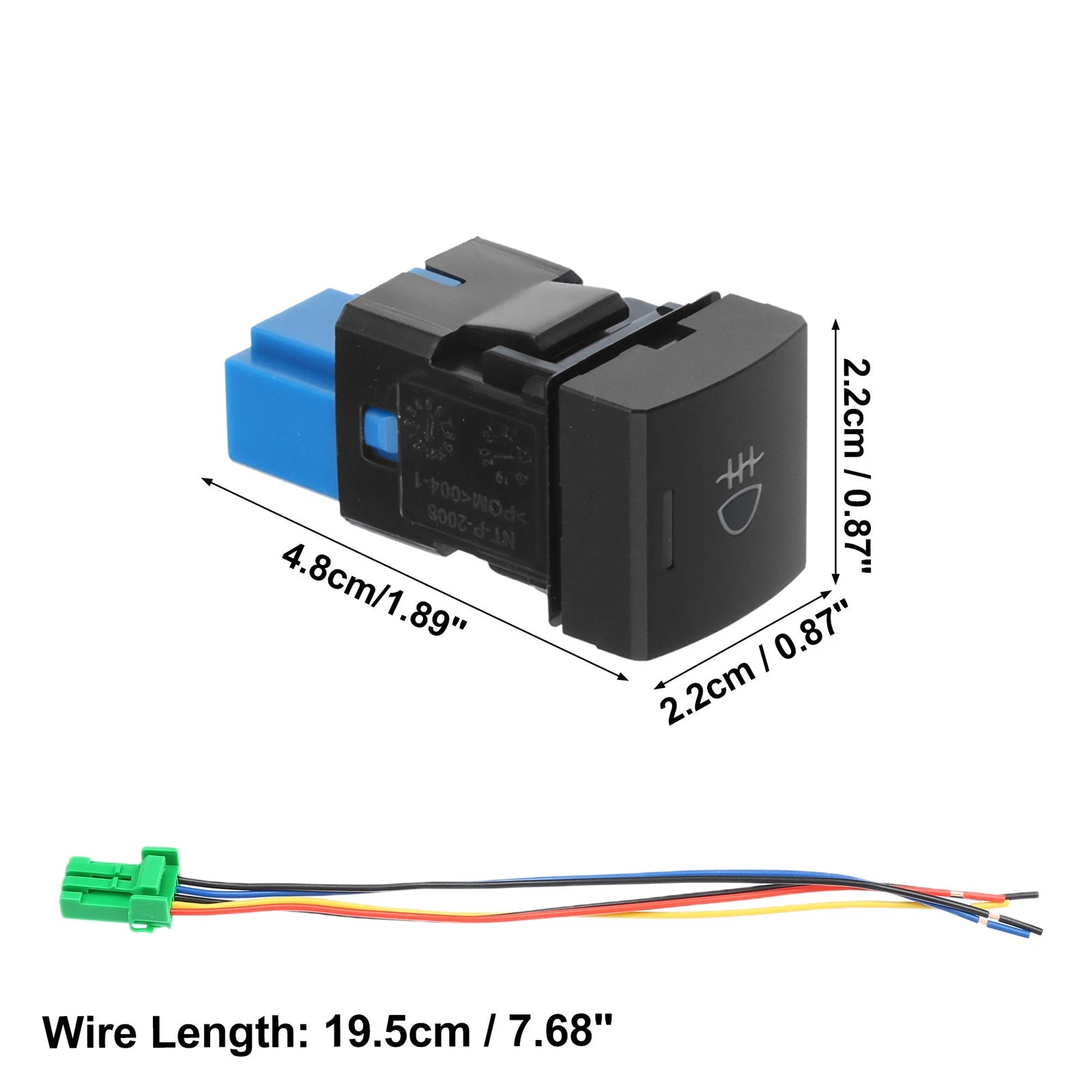 Rear Fog Light Switch with Wire for Toyota (1 Pcs)
