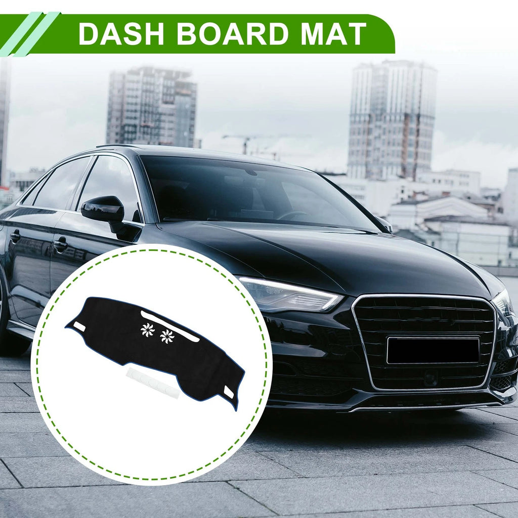Dashboard Dash Cover Mat Sun Protector for Audi Q3 (2019–2022) Black