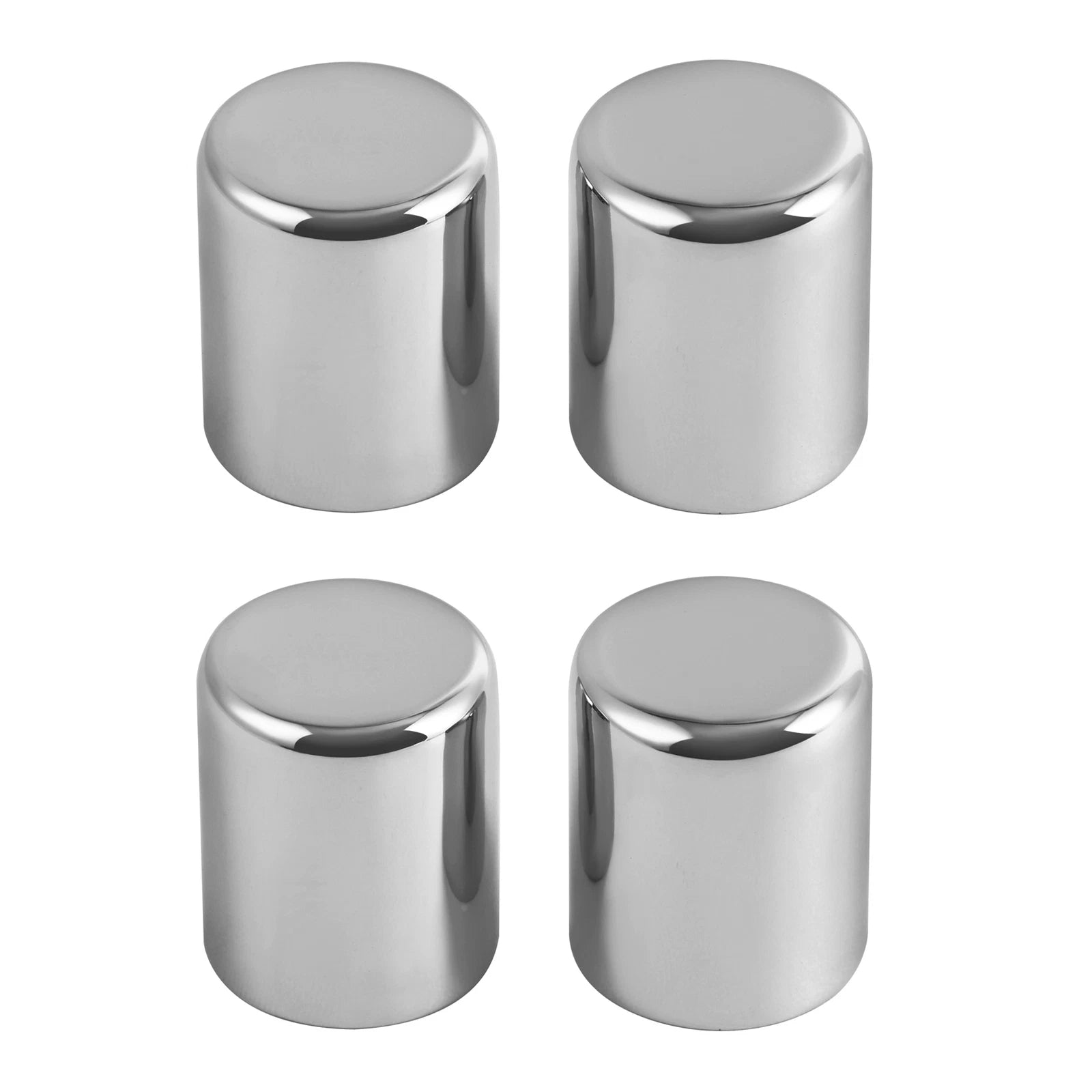 4X Chrome Docking Hardware Point Covers Kit for Harley Davidson Touring (2014–2023)