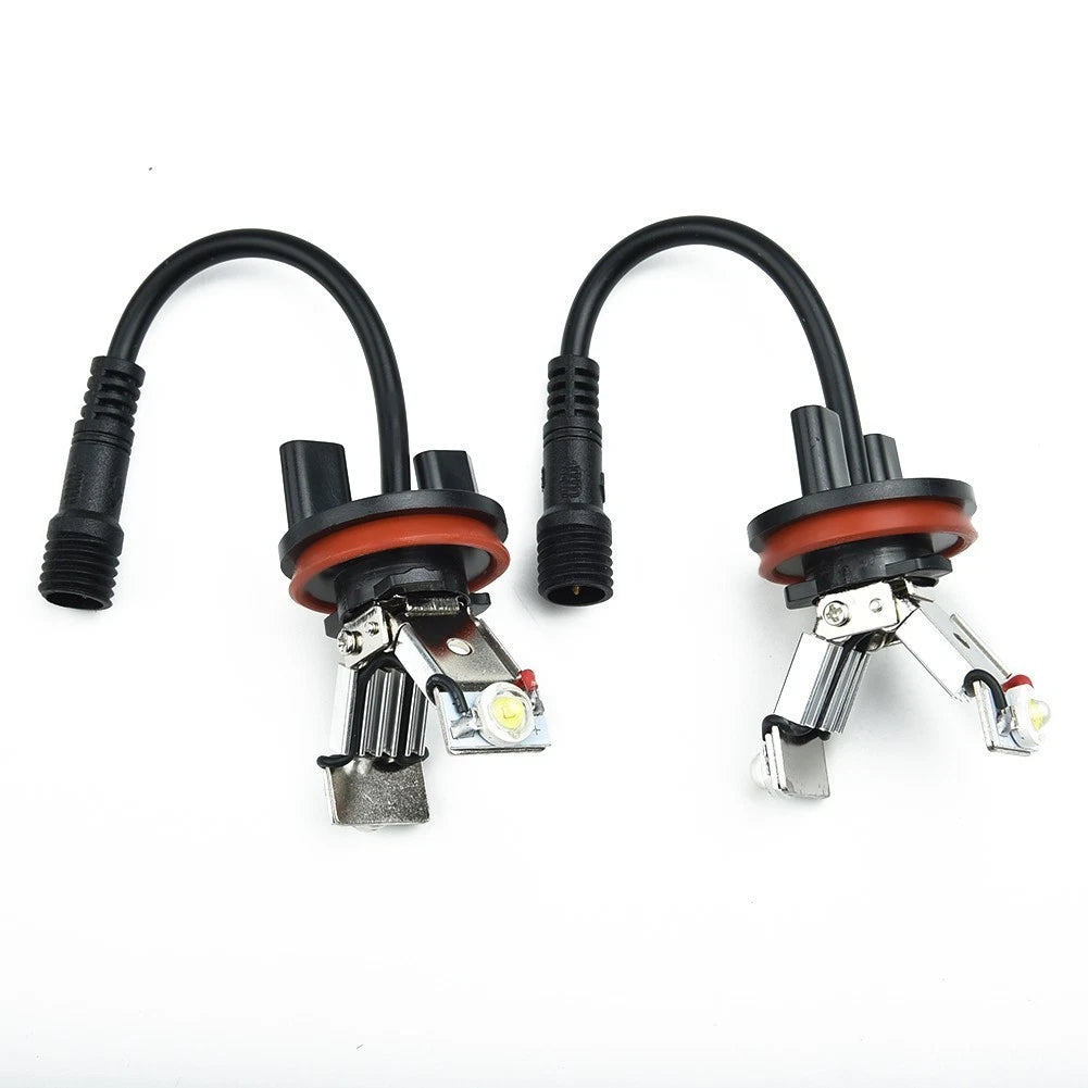 1 Pair H8 Angel Eyes Lights for BMW E60 E61 E71 E70 E90 E91 X6 Z4 E92 (2007–2013)