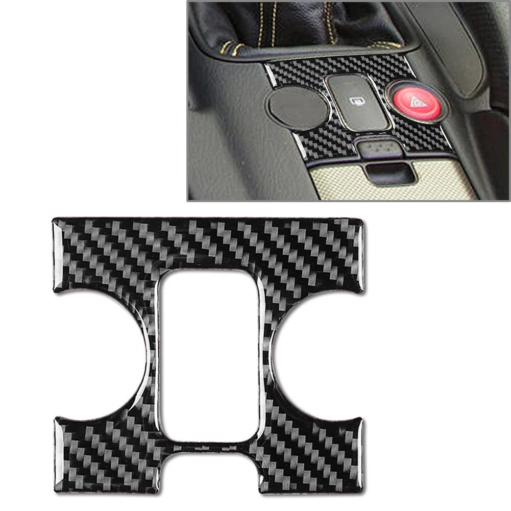 Inner Hazard Warning Light Button Trim Panel for Honda S2000 (2004–2009) Black