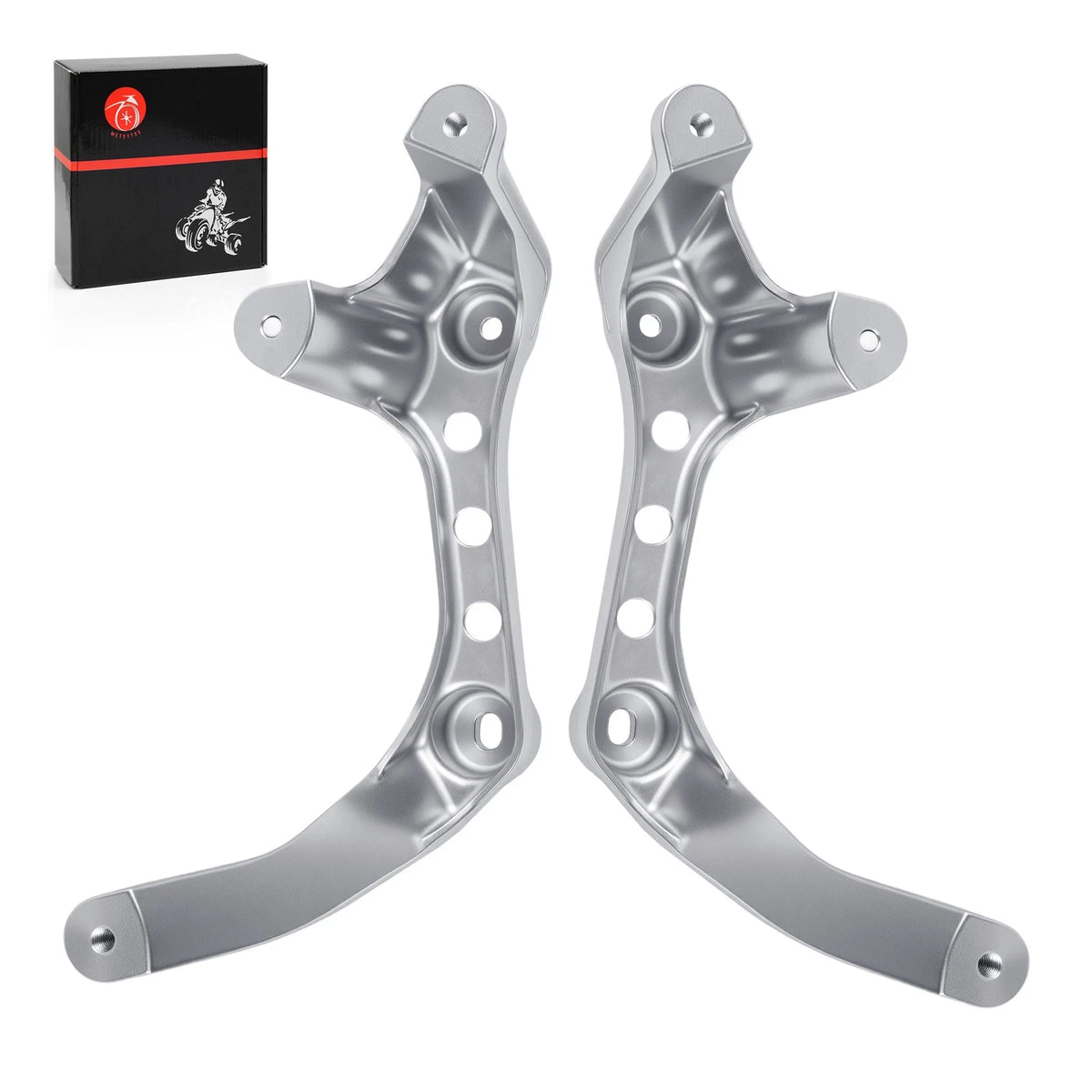 Set of 2 Front Fender Bracket Headlight Mounts for Yamaha Raptor 350 (2004–2006)