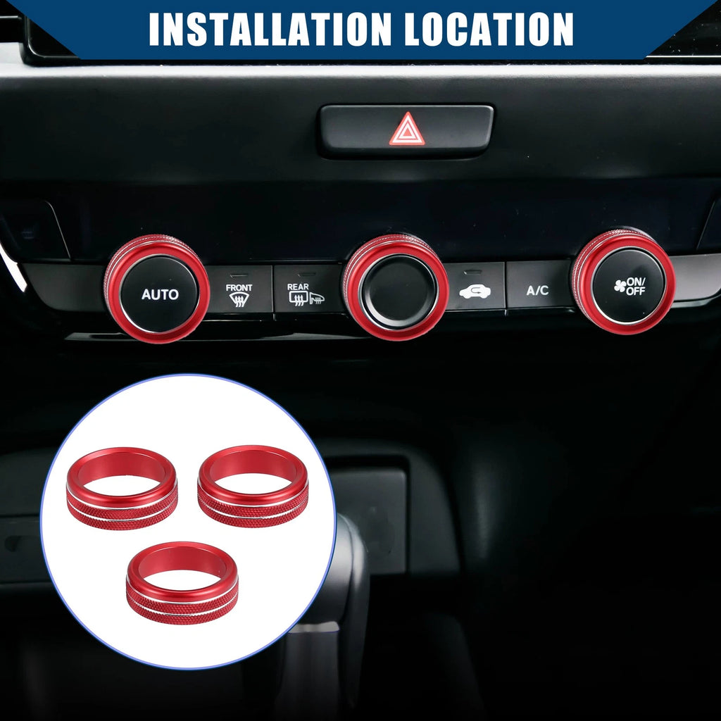 Air Conditioner AC Control Switch Knob Cover Replacement for Honda Fit 2020–2023