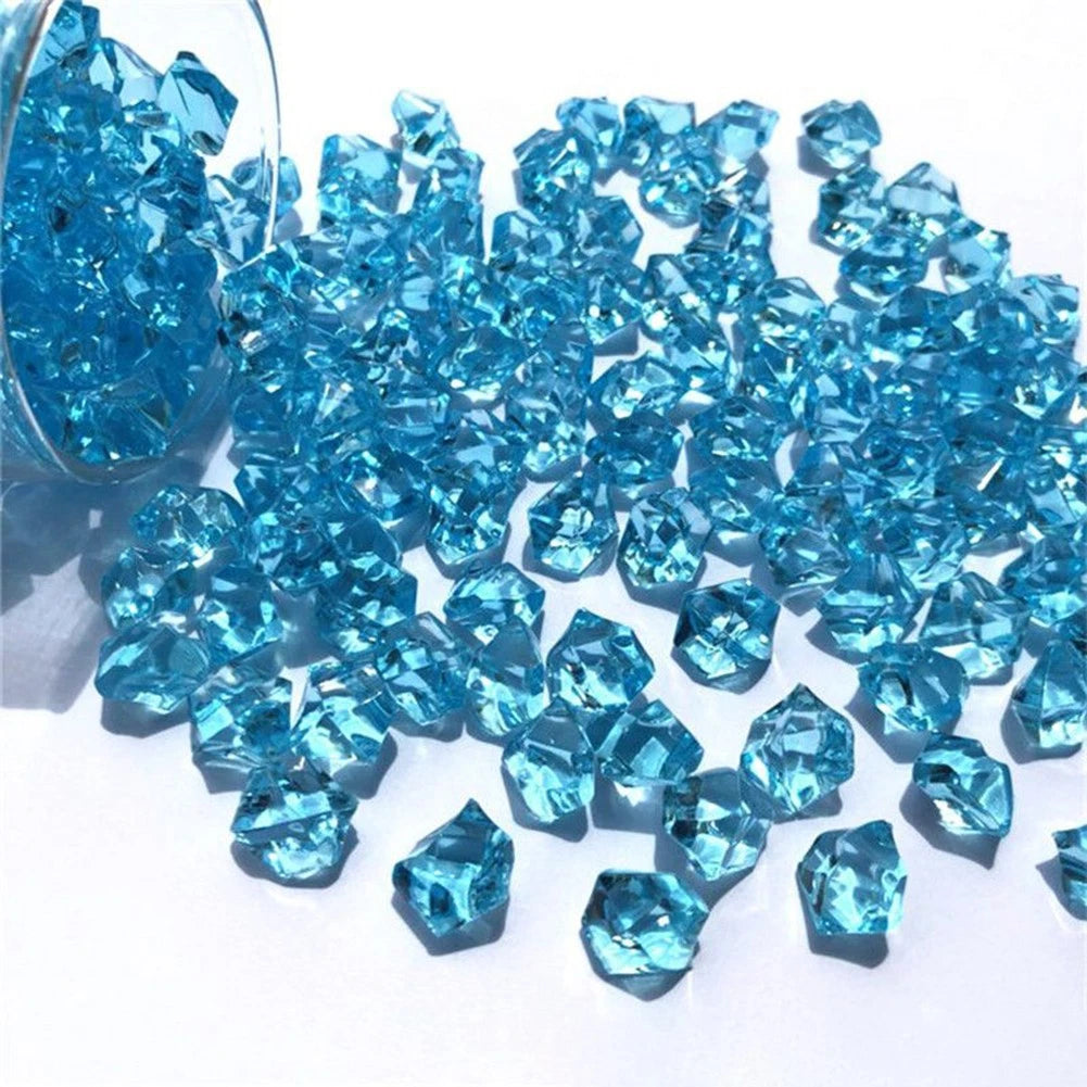 200 PCS Transparent Acrylic Stones for Decoration