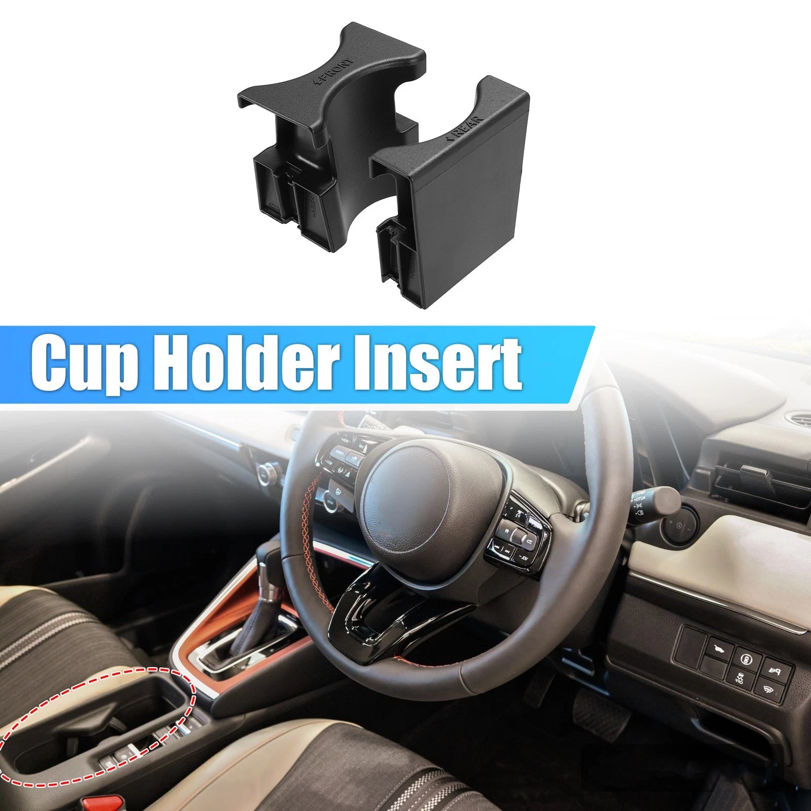 Cup Holder Insert Divider for Honda CR-V (2015–2016)