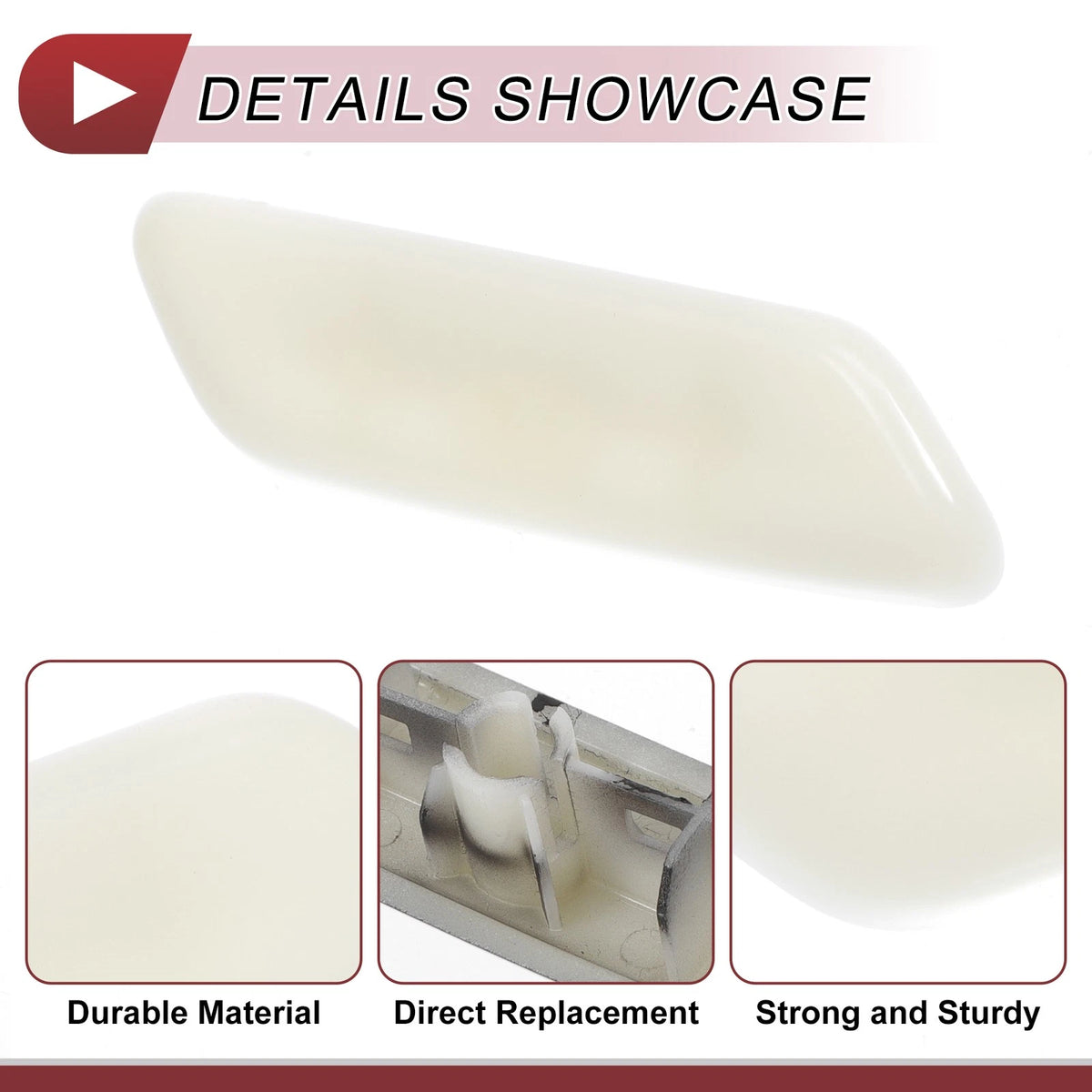 Front Right Washer Nozzle Cover Cap for Lexus IS250 (2009–2010) Unpainted