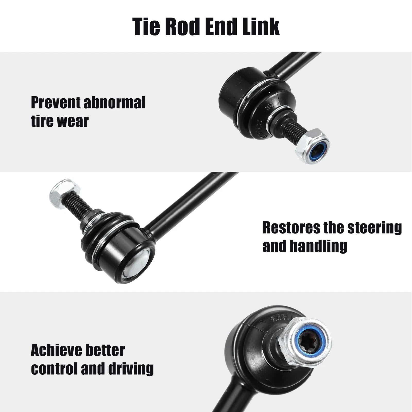 Sway Bar Links Front Rear Set (4 Pcs) for Hyundai Elantra (2011–2016)
