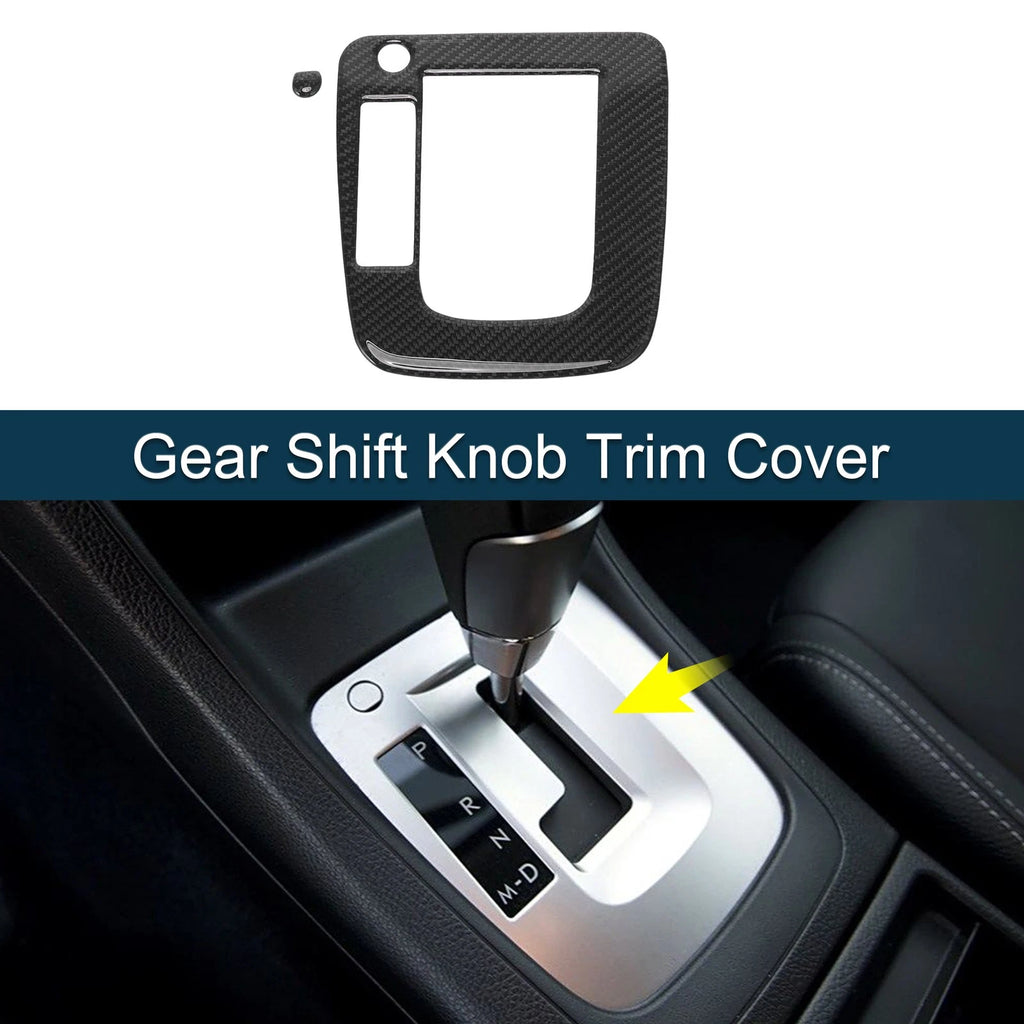 Gear Shift Knob Cover Decal for Subaru Impreza (2012–2014) Black