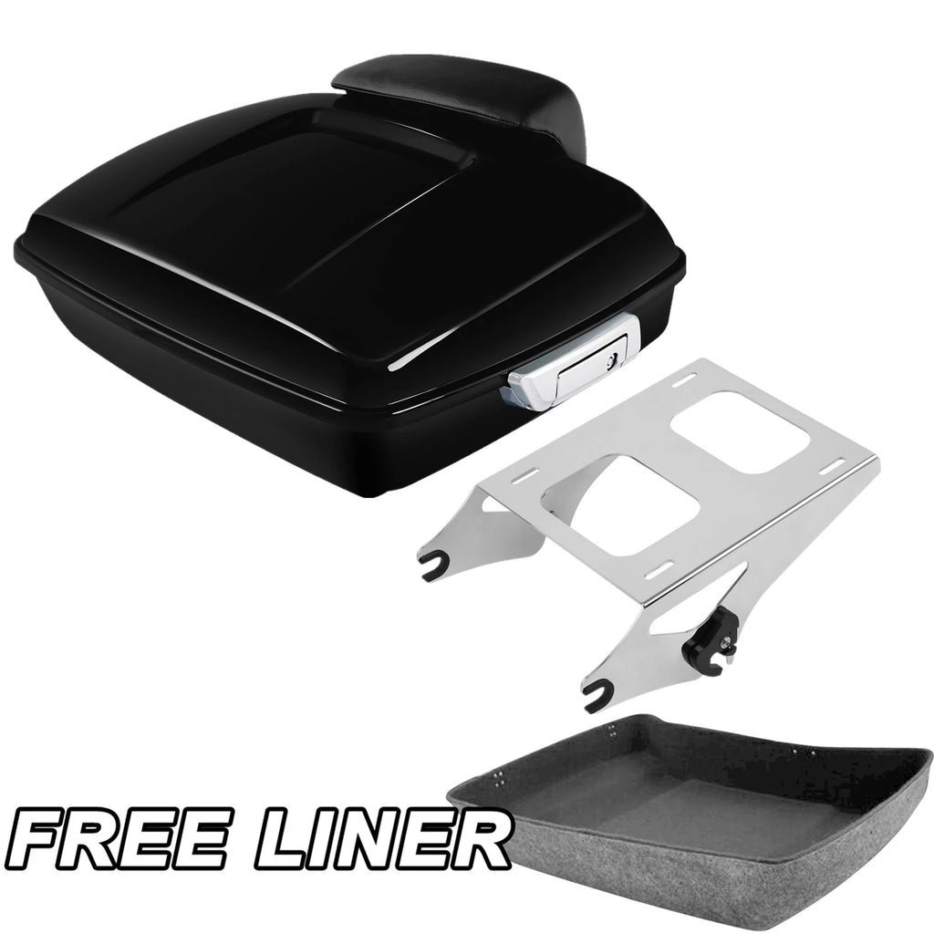 Chopped Trunk Pad Mount Rack for Harley Road Glide (2014–Present)