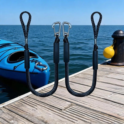 4FT Stretch Bungee Dock Line for Boats Kayaks PWCs (Docking Mooring)