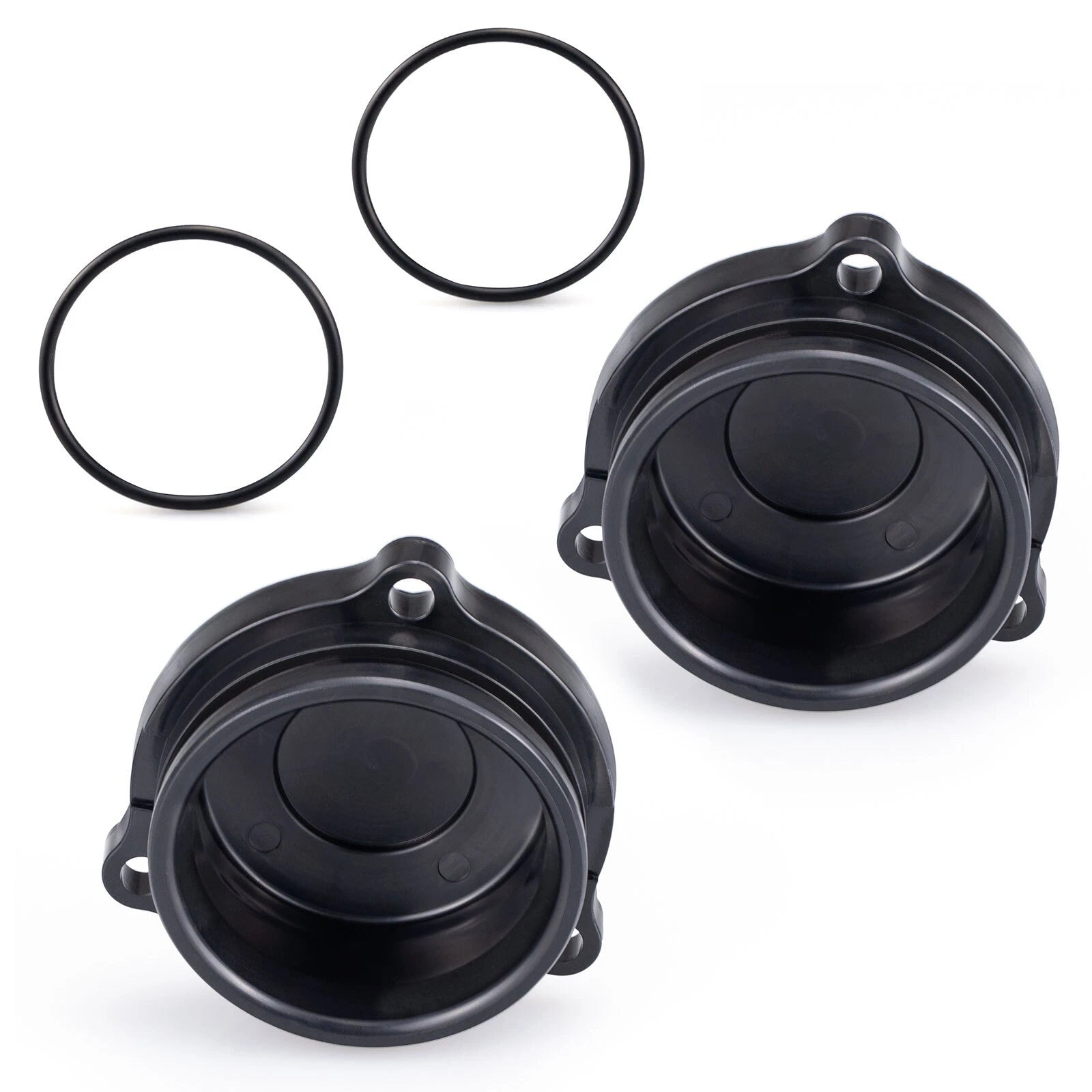 2 Front Wheel Hubcaps for Polaris Xplorer Big Boss Xpedition (250–500)