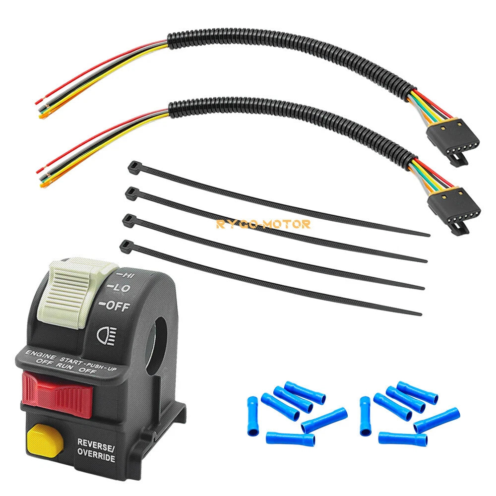 Handlebar Switch & Pigtail Harness Kit for Polaris Sportsman 570 600 800 850 1000