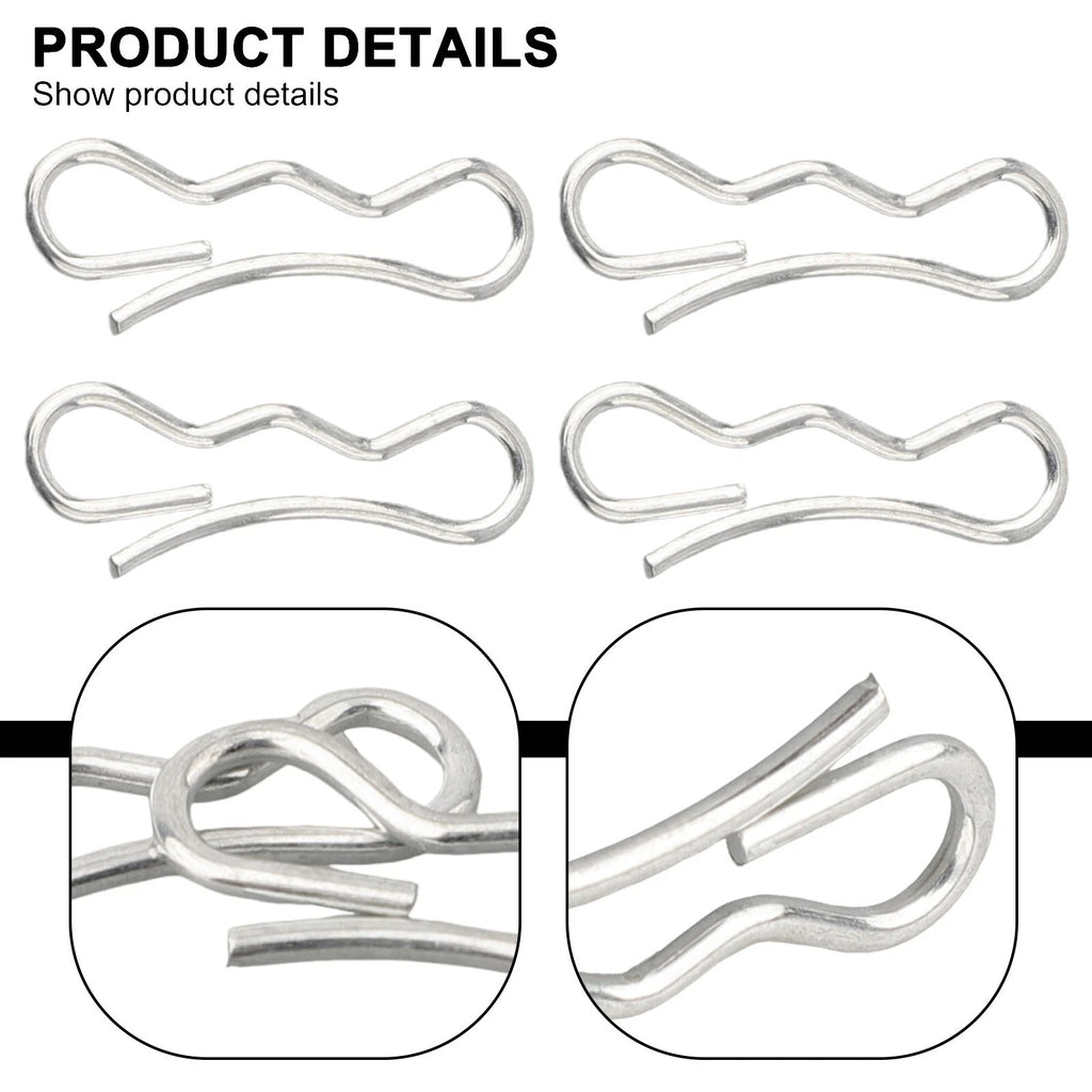 Cotter Pin Pack for Bow Tie (Metal, Silver)