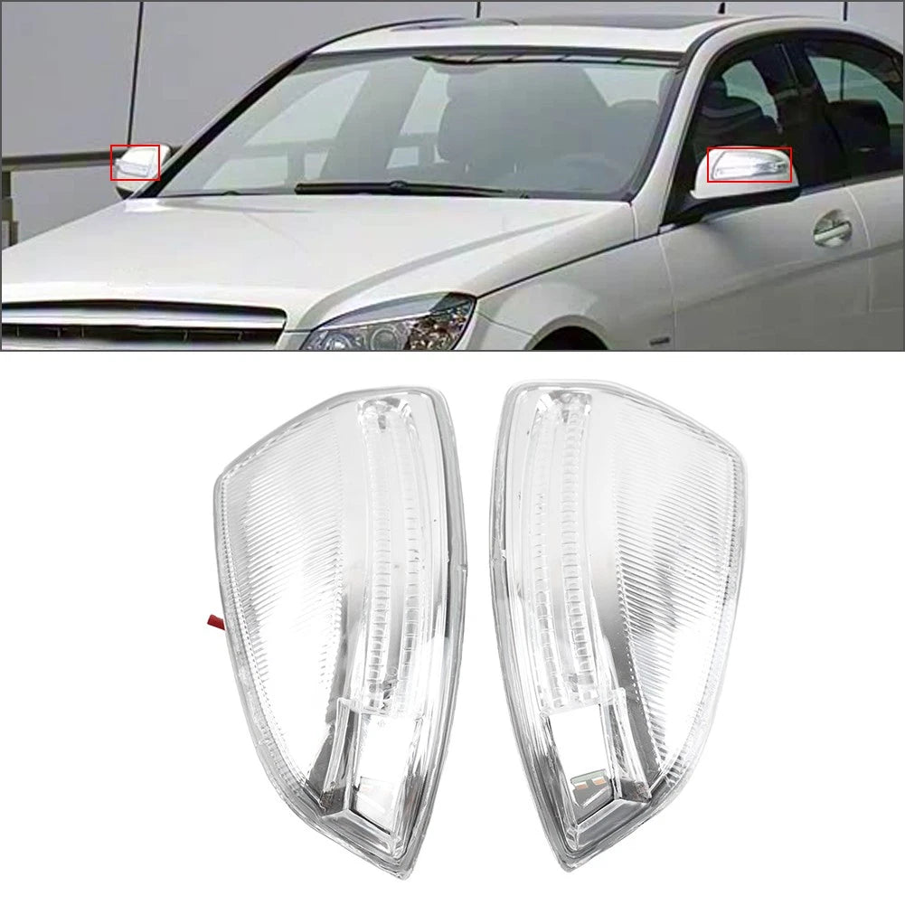 Side View Mirror Turn Signal Light for Mercedes Benz C Class W204 (2008–2014)
