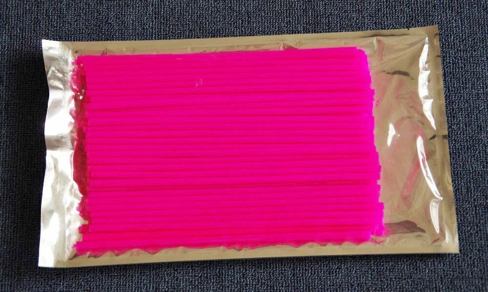 Pink Spoke Guard Wrap Covers for Kawasaki KX KXF KLX KDX (65–450)