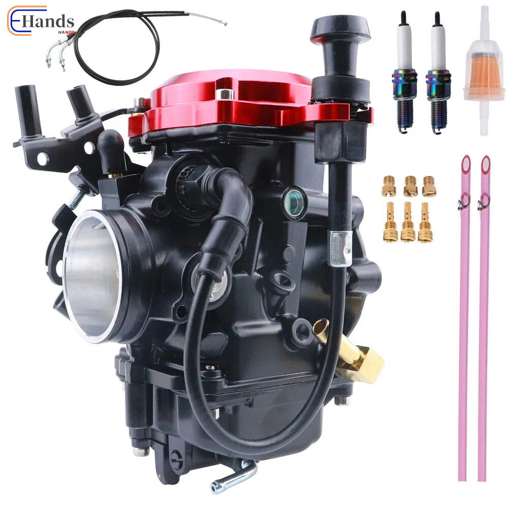 Carburetor & 35'' Throttle Cable for Harley-Davidson Dyna FXR (1988–2016)