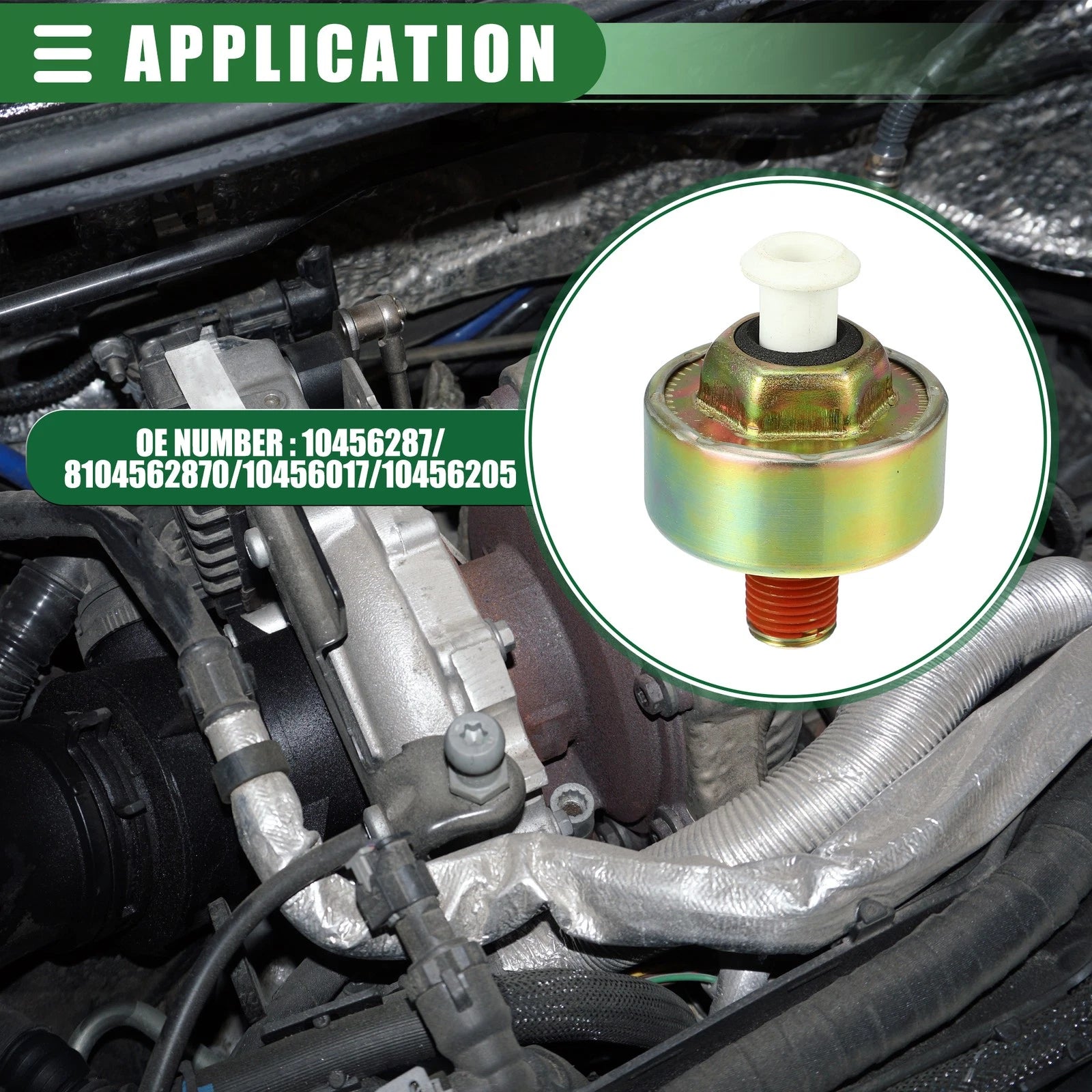 Ignition Knock Detonation Sensor Replacement for Chevrolet Camaro (2010–2015)