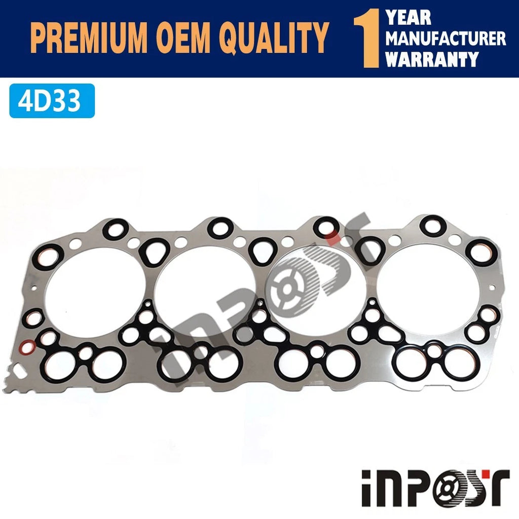 4D33 Cylinder Head Gasket for Mitsubishi 4D33 Engine (Metal)