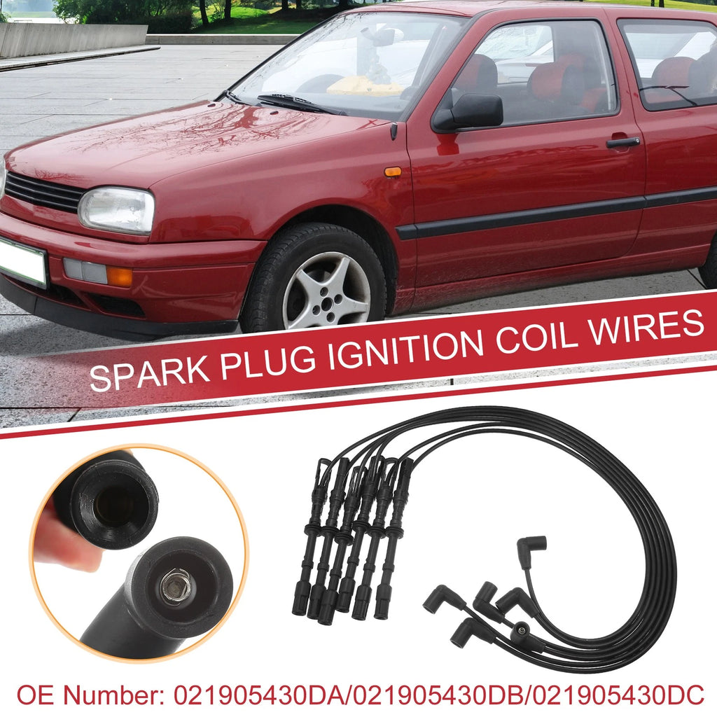 6 Piece Spark Plug Wire Set for Volkswagen Jetta (2006–2015)