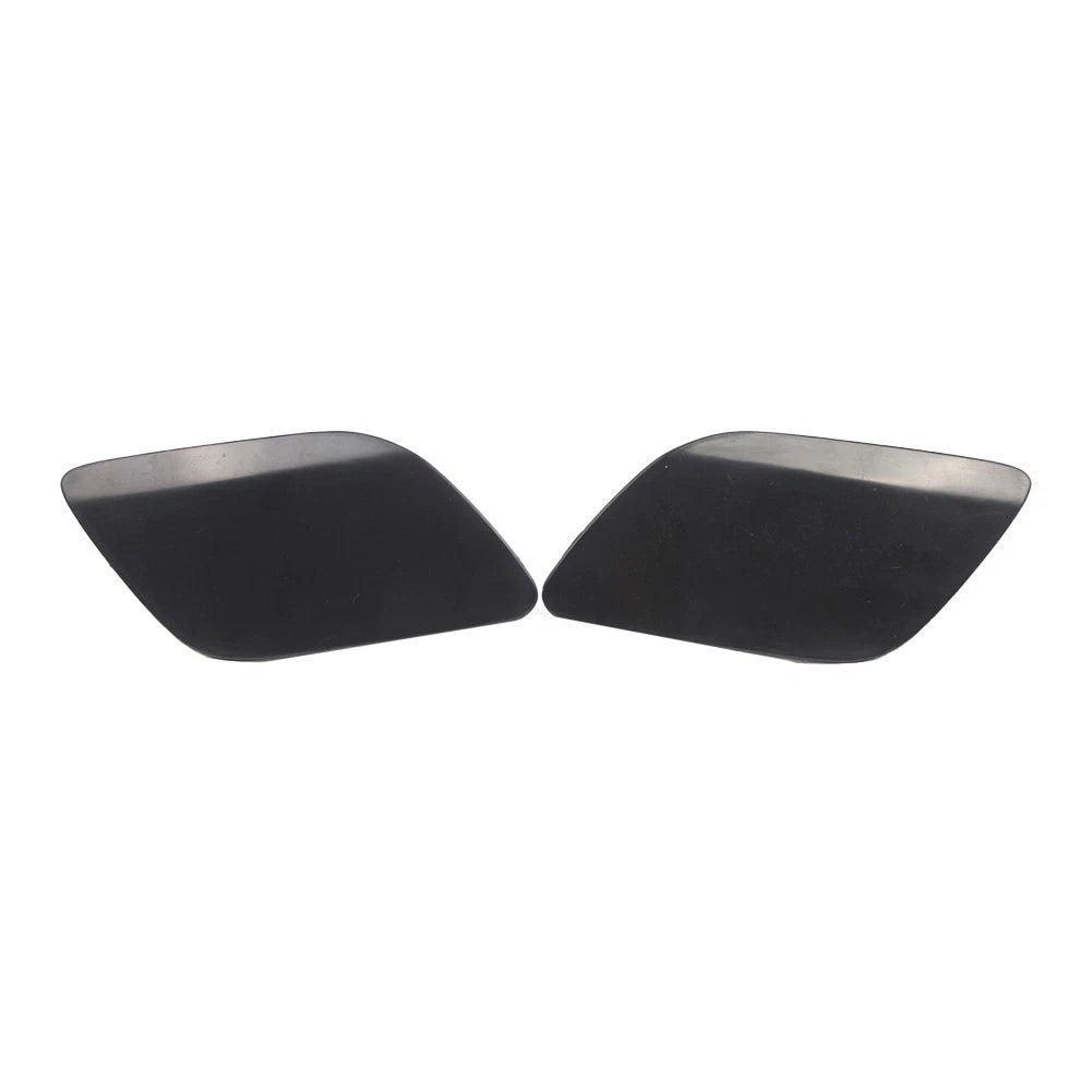 Set of 2 Headlight Washer Covers for Q7 (2010–2015) ABS Black