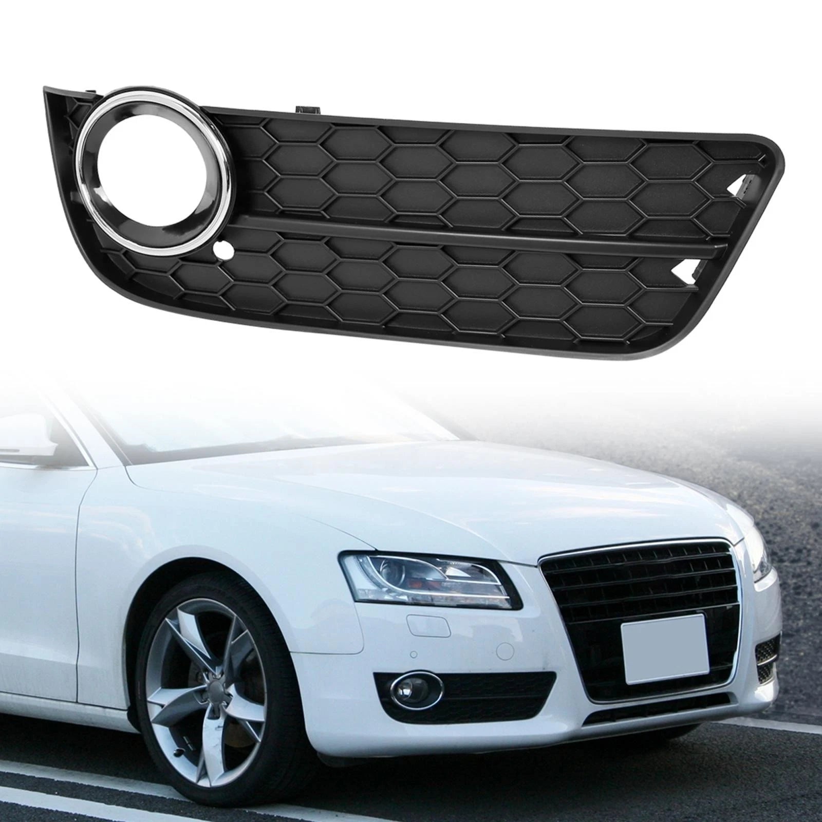 Fog Light Grille Cover Trim Right Side Replacement for Audi A5 Quattro (2008–2012)