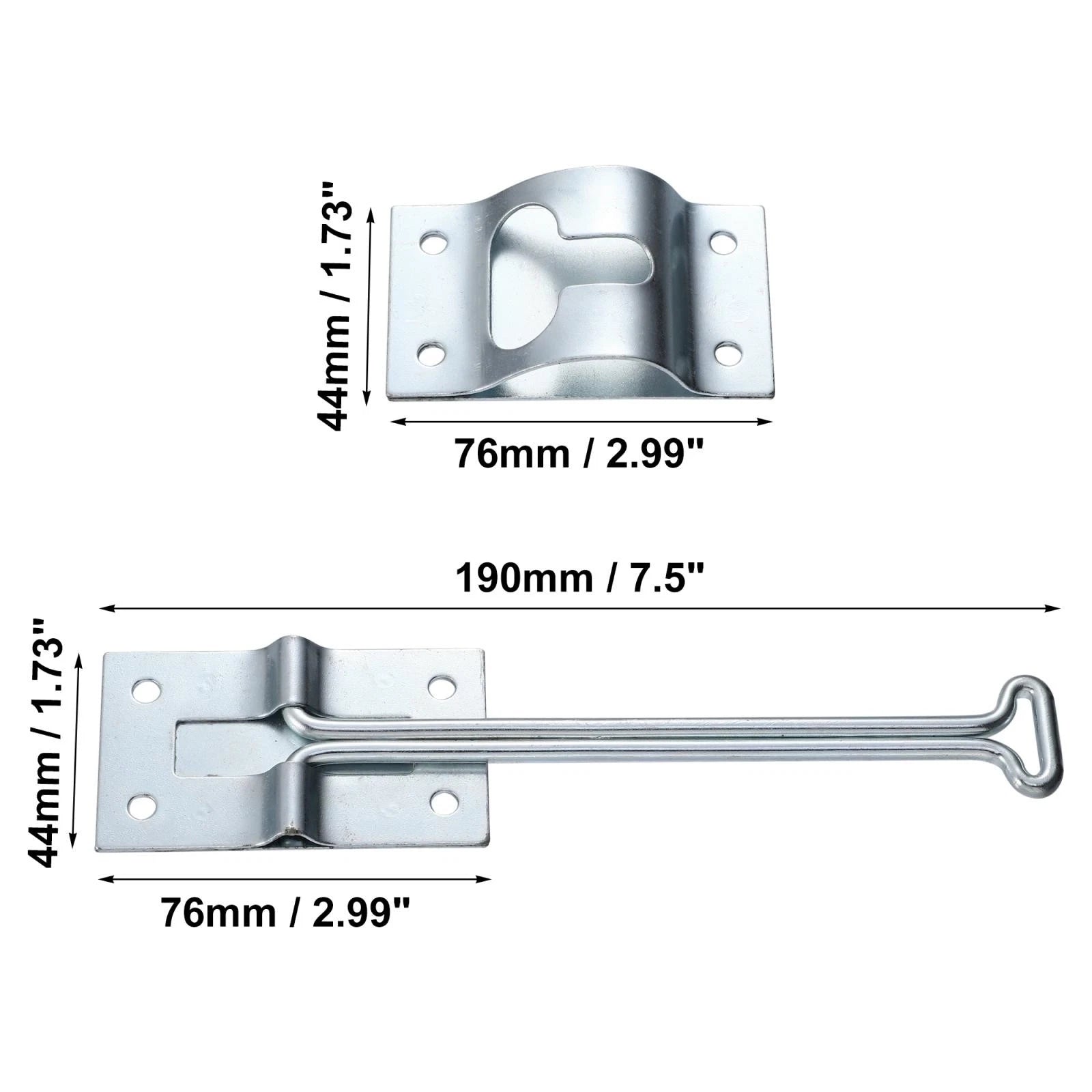 Door Latch Catch Holder Replacement 3 Set 6 Inch for RV Trailer (1960–2025)