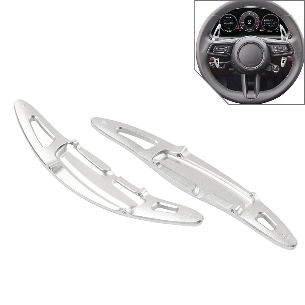 Steering Wheel Shift Paddle Shifter Extension for Porsche Macan Panamera (2014–2023)