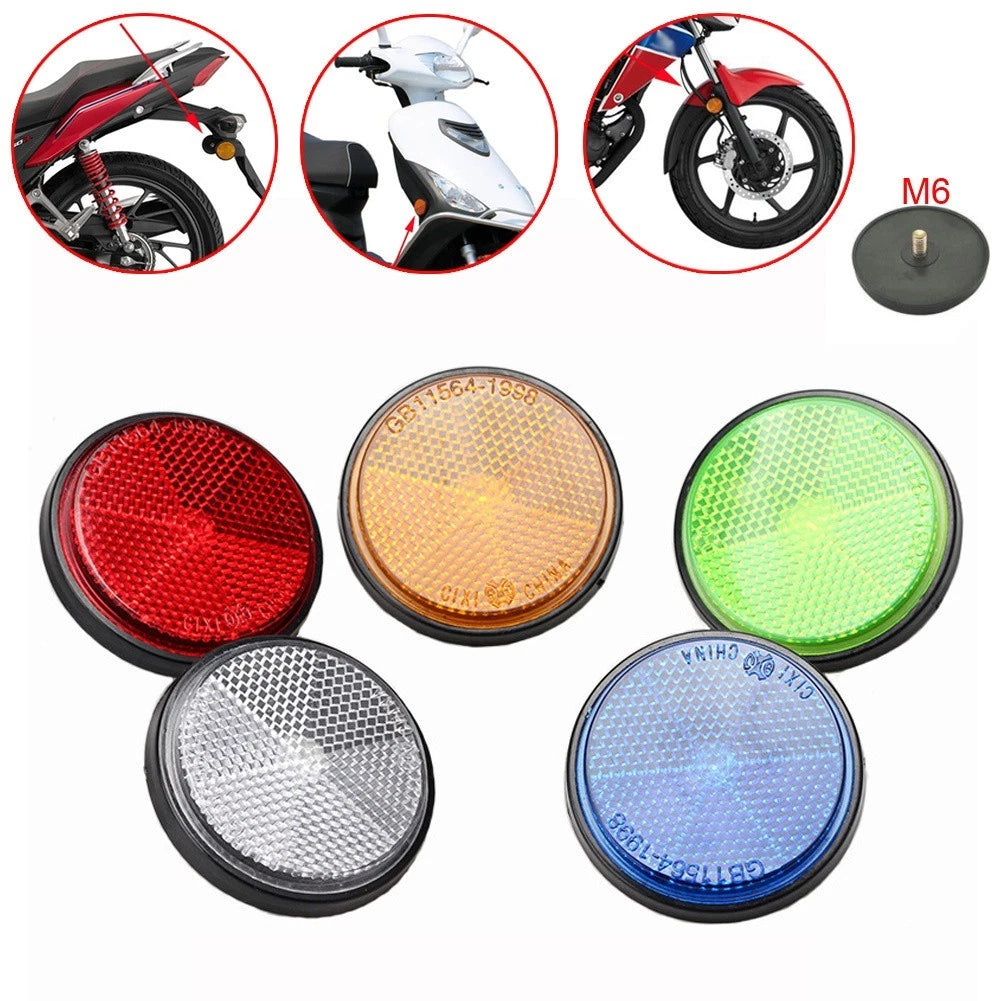 Circular Reflector for Car Trucks Motorcycle (Universal Fit)