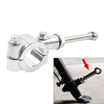 Side Stand Foot Pedal Support for Motorcycle (20-23mm) - Silver
