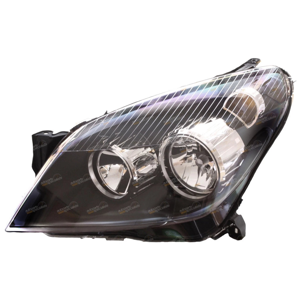 Black Headlight LH for Holden Astra AH (2004–2006) LHS