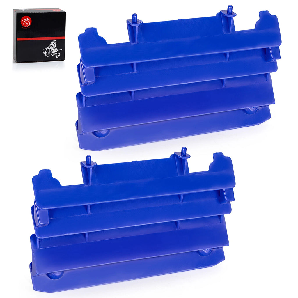 Pair Blue Radiator Louvers Guards #8985500001 for Yamaha YZ125/YZ250 (2006–2022)