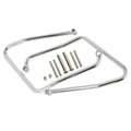 Chrome Saddlebag Support Brackets for Harley-Davidson XL Sportster (2004–2016)
