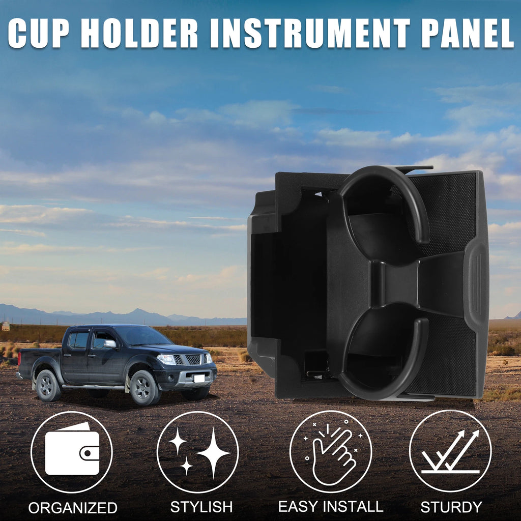 Cup Holder for Nissan Frontier (2006–2021) No. 96965ZS00A, Gray
