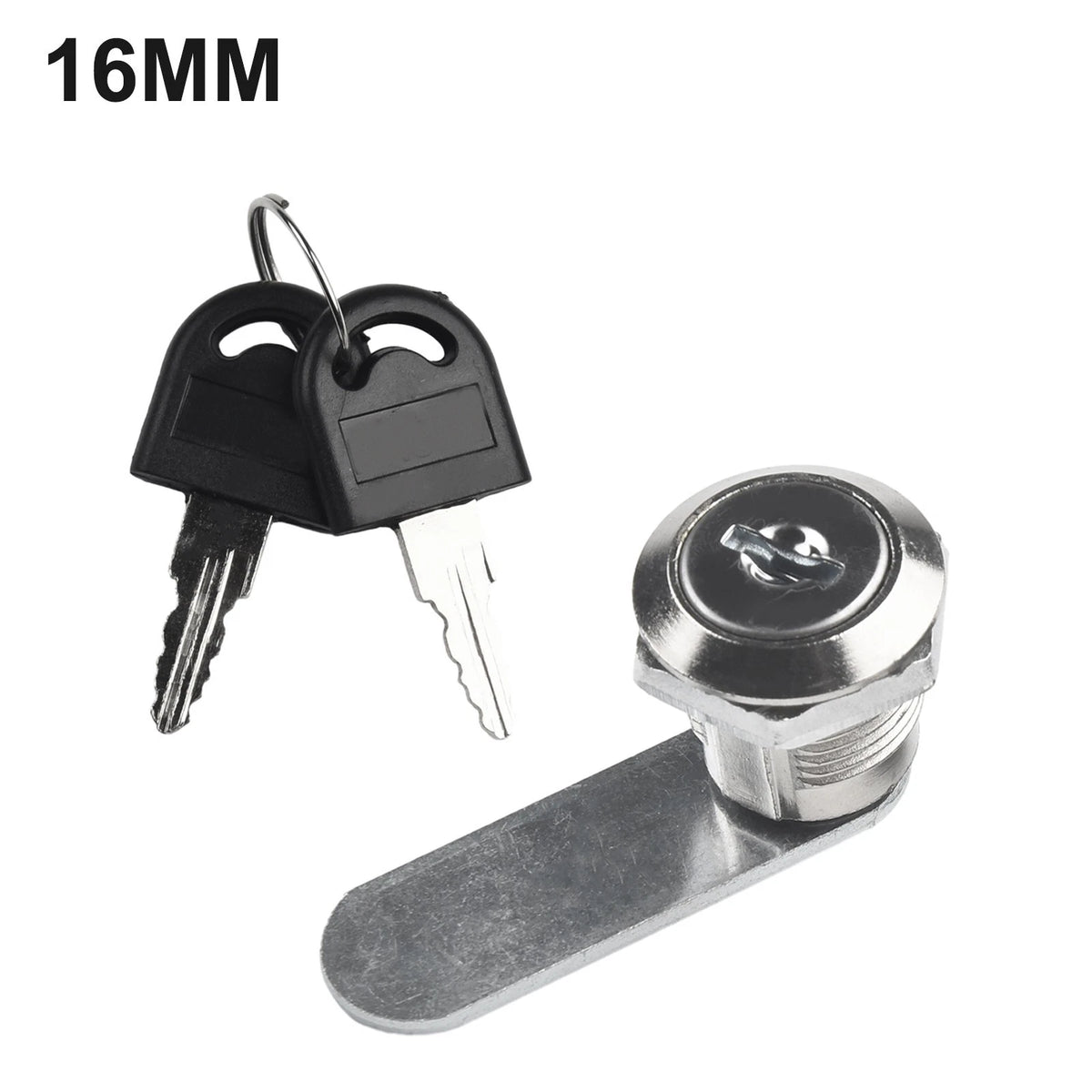 Zinc Alloy Cam Lock with 2 Keys for Automotive Applications
